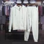 emporio armani jogging trousers veste ea7 7017 all white